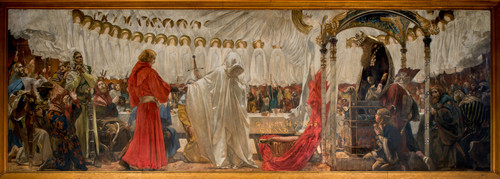 Edwin Austin Abbey The Arthurian Round Table and the Fable of the Seat Perilous (c. 1894) t3 1lcqgi4.jpg