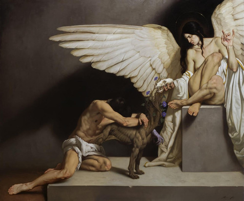 Roberto Ferri The black wing or the touch of the angel (2020) t3 1lcx1kp.jpg