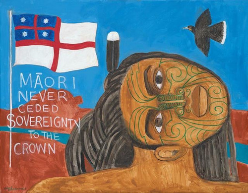Robyn Kahukiwa (1938 2025) Māori Never Ceded Sovereignty to the Crown (2023) t3 1ll1ix2.jpg
