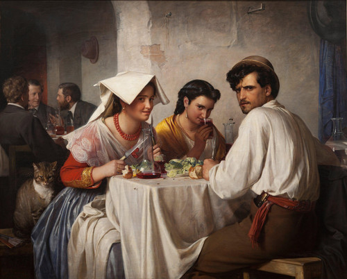 Carl Bloch In a Roman Osteria (1866) t3 1lmkklj.jpg