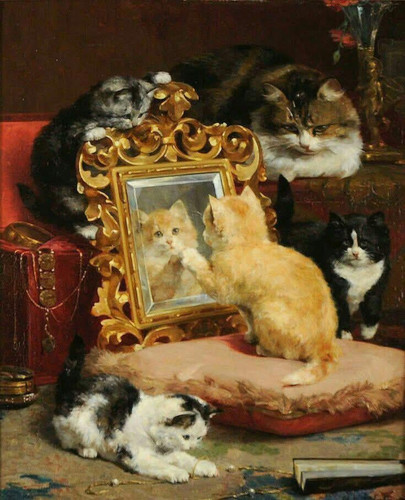 Charles H. Van den Eycken (1859 1923) Cats at Play t3 1lg0ucg.jpg
