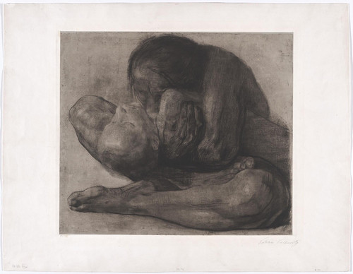 Käthe Kollwitz Woman with Dead ChildFrau mit totem Kind (1903) t3 1lrbke6.jpg