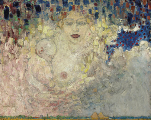 Kees van Dongen Clouds, or Guus van Dongen and their daughter Dolly carried to the skies (1905) t3 1.jpg