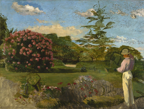 Frédéric Bazille The Little Gardener (1865 1867) [unfinished] t3 1l6bc8b.jpg