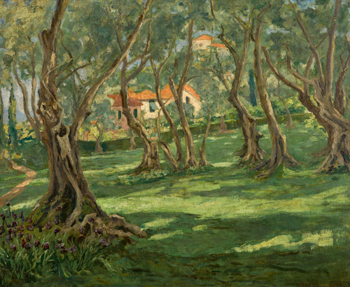 Sir Winston Churchill The Ancient Olive Grove at La Dragonnière, Cap Martin (1937) t3 1lanxjr.jpg