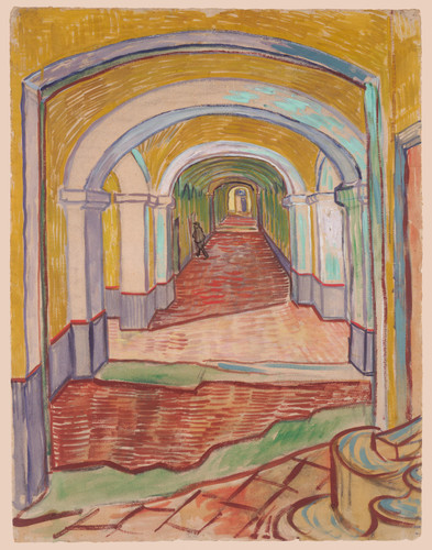 Vincent van Gogh Corridor in the Asylum (September 1889) t3 1lb94ot.jpg
