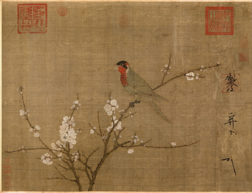 Song Huizong “Five Colored Parakeet on a Blossoming Apricot Tree” (c. 1110) t3 1lc6q7i.jpg