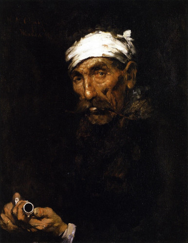 William Merritt Chase — The Wounded Poacher (1878) t3 1lntimn.jpg