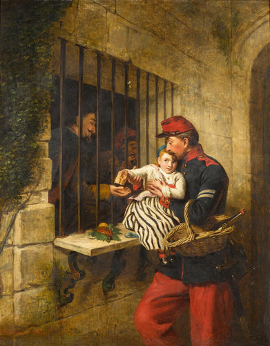 William Powell Frith Interior of Marseille Prison, a Scene from Little Dorrit (1819 1909) [2519 x 32.jpg