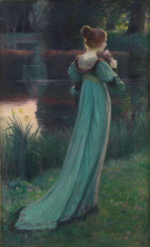Reminiscing by a Pond by Armand Point (1893) t3 1lne2iv.jpg