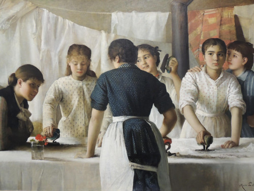 Marie Petiet Dujardin Beaumetz Laundressess (Blanchisseuses) (1882) t3 1lcs0qc.jpg