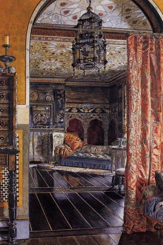 Anna Alma Tadema (1867 1943) The Drawing Room, Townshend House, 10th September 1885 t3 1l394ah.jpg