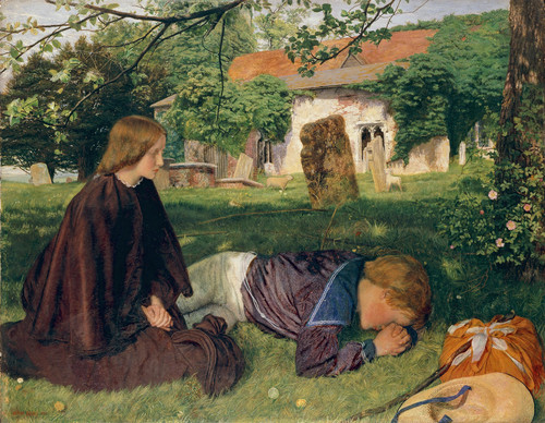 Arthur Hughes Home from Sea (1862) t3 1llr24r.jpg