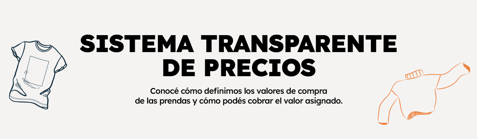 Banner de precios transparentes