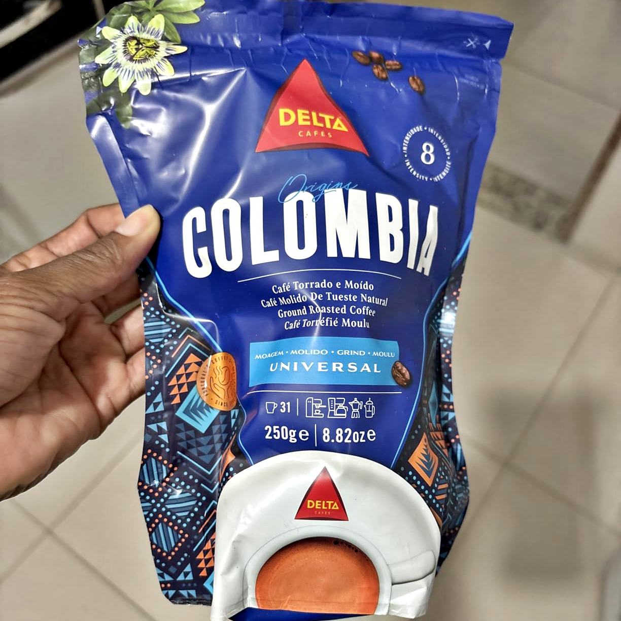 Delta Q Café Torrado e Moído Colômbia 250g