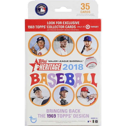 2018 Topps Heritage Baseball 35 Card Hanger Box 1969 Collector 1.jpg