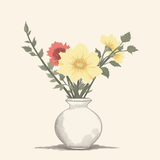 Sameh Elbialy Still life painted from a beautiful vase containin 7efb27f6 f028 4148 ad3a e799276d34e