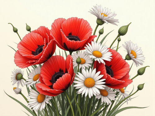 Sameh Elbialy A vibrant bouquet of flowers featuring large red p 77fcb9e7 a965 43e8 bdb0 60982d8b699.png