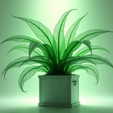 Sameh Elbialy holographic green plant made of lines and nodes, h 3966d3ef feed 4b1a 82f7 ab38cc46645