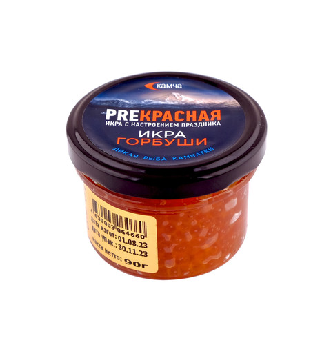 4630003064660 ИКРА ГОРБУШИ КАМЧА PREКРАСНАЯ ЛОСОСЕВАЯ ЗЕРНИСТАЯ 90 Г СТБАН.jpg