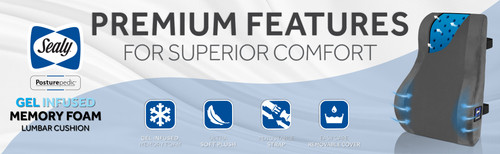 SL11091 Gel Infused Lumbar Cushion (Gray) A+ 02.jpg