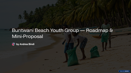1 Buntwani Beach Youth Group Roadmap and Mini Proposal.png