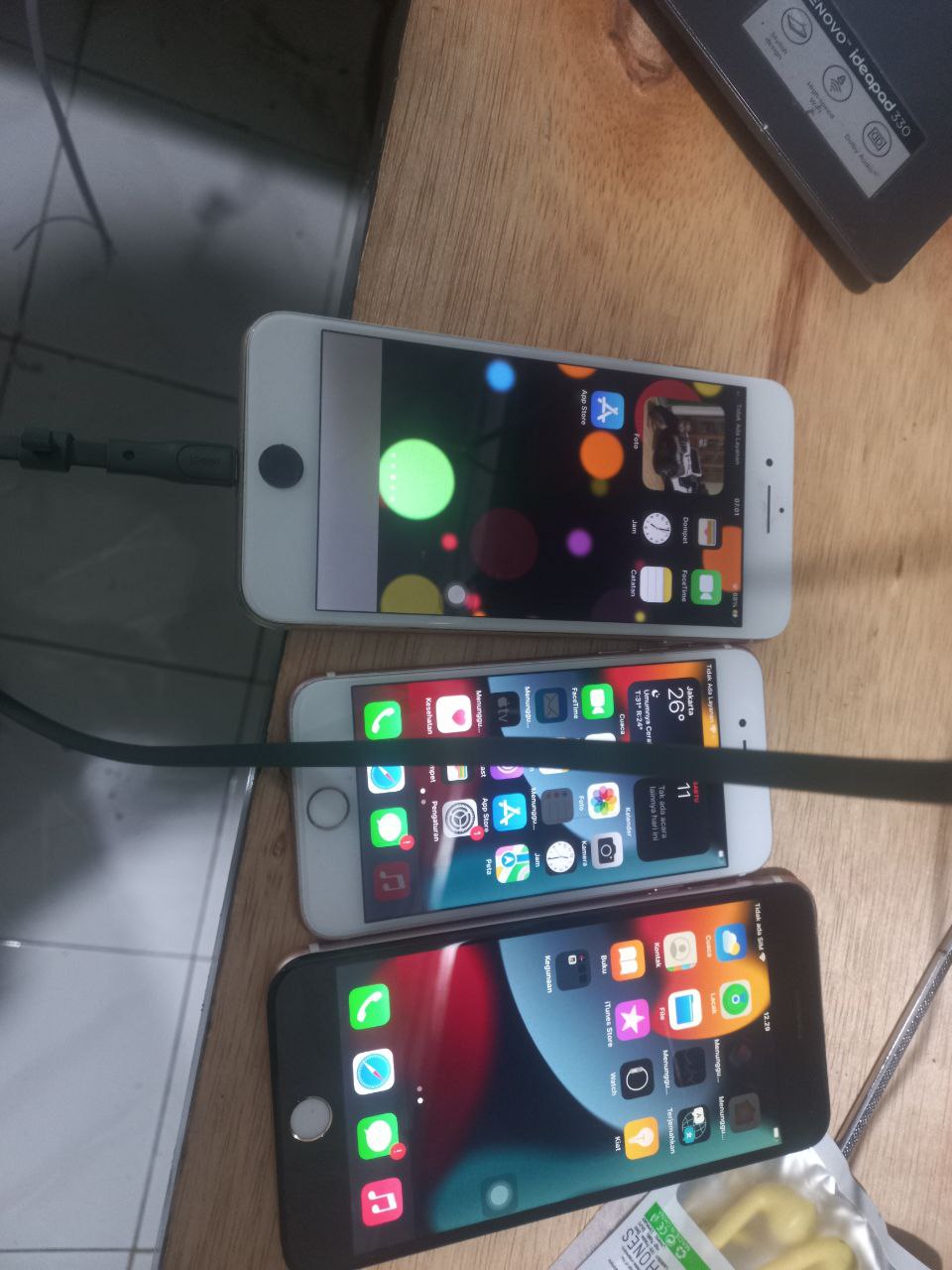 Contoh hasil service HP 4