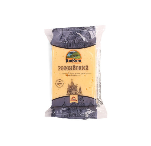 4811277012827 СЫР KARKARA РОССИЙСКИЙ ПОЛУТВЕРДЫЙ 50% 200 Г ФАС..jpg