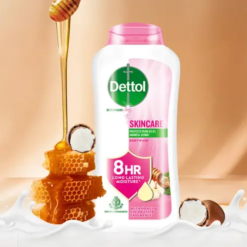 Dettol Body Wash and shower Gel Skin Care Bottle.webp