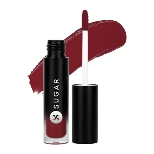 SUGAR Cosmetics Mousse Muse Lip Cream Red Ballon Deep Red Sulphate Free.webp
