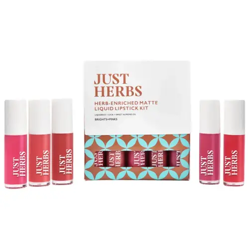 Just Herbs Enriched Liquid Lipstick Kit 5 ml Set Of 5.webp