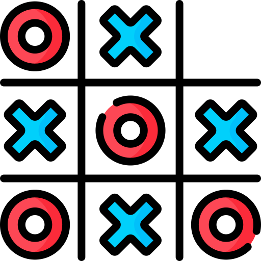 Tic Tac Toe XO Game Logo