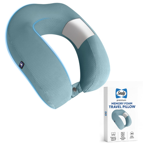 SL11142 Memory Foam Travel Pillow (Dusty Blue) AMZ 01.jpg