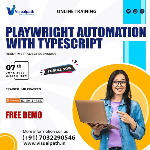 Playwright Automation with Typescript Online Free Demo.jpg