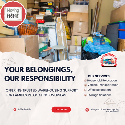 A couple relocating internationally thanked us for secure warehousing