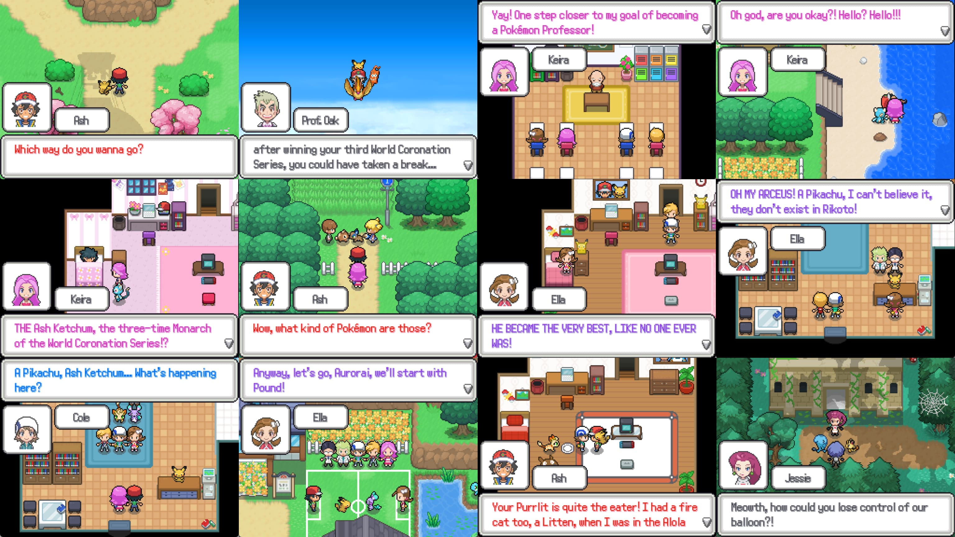 Pokémon Solar Light & Lunar Dark - Anime Chronicles screenshot 1