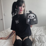 reaper friend 🖤 tshirt from @theantipathco #altgirl #alternativegirl #alternative #gothgirl #goth #a