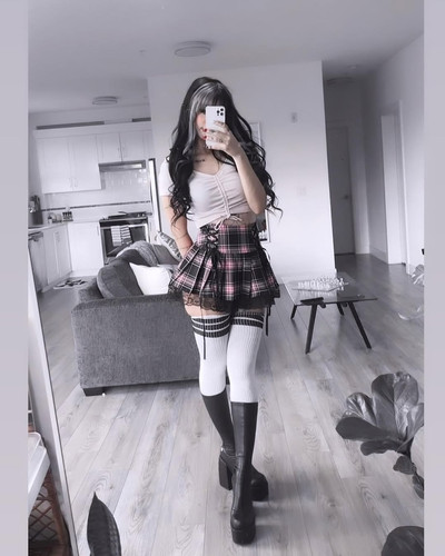 I want a tea and picnic date 🍰 skirt @styleoutlet.la shirt @garageclothing socks @spirithalloween bo.jpg