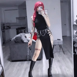 let’s destroy the world together ⛓️ Makima style inspo from @nevstudiostreetwear #makima #chainsawma