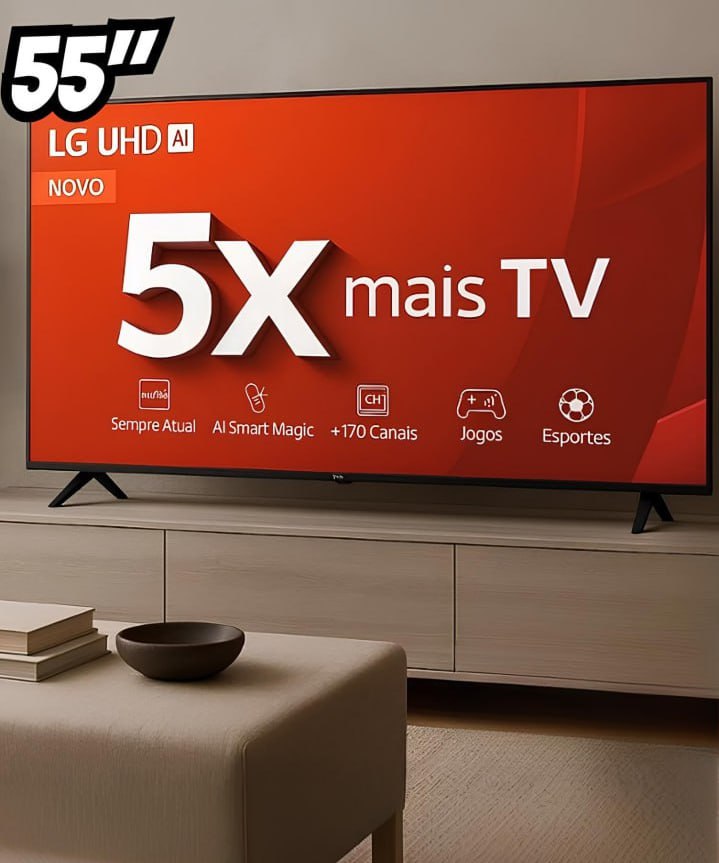 Smart Tv LG 55” 4k 55tu801c0sa Uhd Pro Hdr Thinq Ai Wi-fi Bluetooth