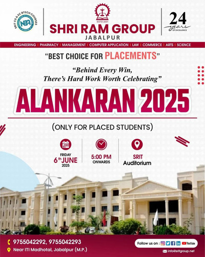 Alankaran Felicitation Ceremoney at SRIT Private Engineering College in Jabalpur.jpg