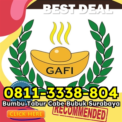 MENARIK! WA 0811-3338-804 Jual Bubuk Cabe Tomyam Instan Surabaya Pacarkeling Gading GAFI Supplier Bu.1