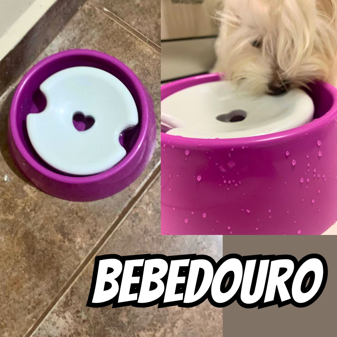 Furacão Pet Bebedouro Plástica Pop Pelos Longos N.3 1 000Ml Rosa Para Cães Furacão Pet Bebedouro Plástica Pop Pelos Longos N.3 1 000Ml Rosa Para Cães
