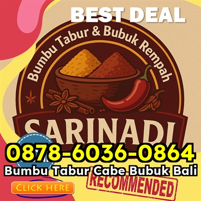 MENARIK! WA 0878-6036-0864 Jual Bubuk Cabe Ortega Flores Manggarai Nagekeo SARINADI Penyedap Bumbu.1