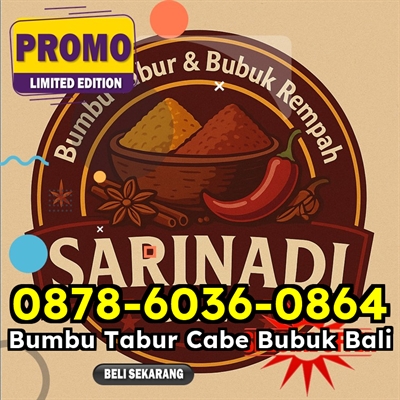BONUS! WA 0878-6036-0864 Jual Bubuk Cabe 1 Kg Sumbawa Bima Rasanae SARINADI Reseller Bumbu.1