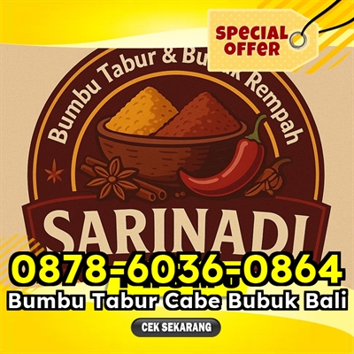 BONUS! WA 0878-6036-0864 Jual Bubuk Cabe Favorit Sawan Dawan Melaya SARINADI Produksi Bumbu.1