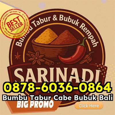 FAVORIT! WA 0878-6036-0864 Jual Bubuk Cabe Korea Kering Banyuwangi Bojonegoro SARINADI Paket Bumbu.1