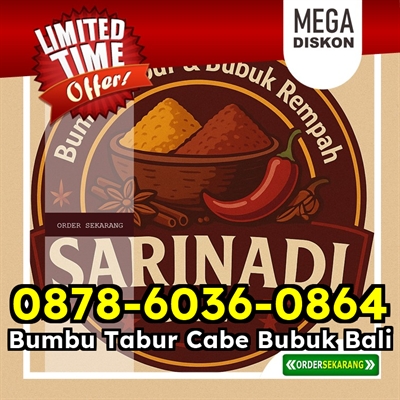 TERLARIS! WA 0878-6036-0864 Jual Bumbu Instan Oriental Timor Kelapalima Oebobo SARINADI Pemasok Bumb.1