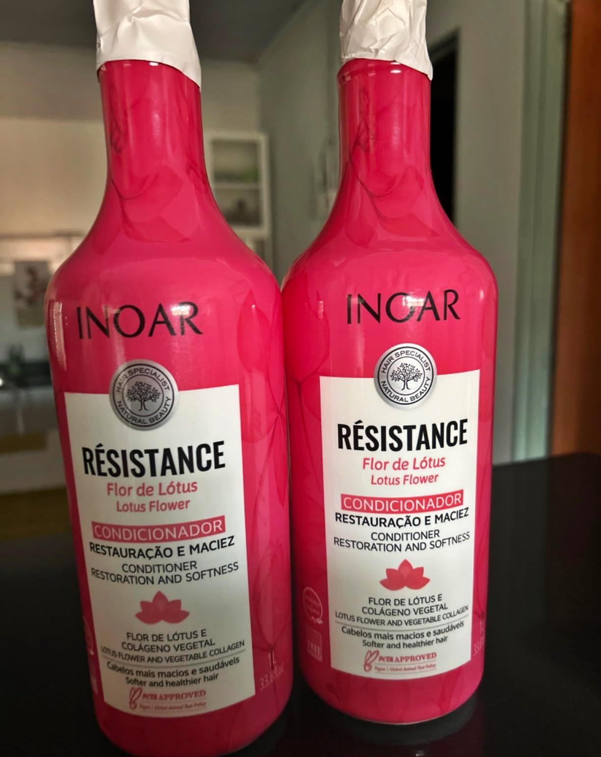 Inoar Résistance Flor de Lótus – Condicionador 1000 ml, Inoar