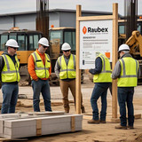 construction training and iso compliance raubex branding